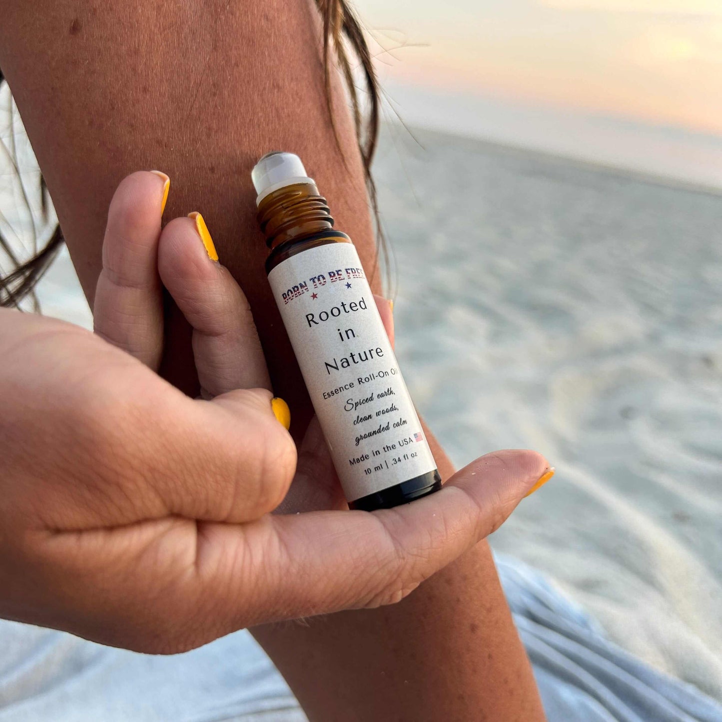 Born To Be Free Rooted in Nature clean perfume aromatherapy oils Rooted in Nature Essence Roll-On Oil