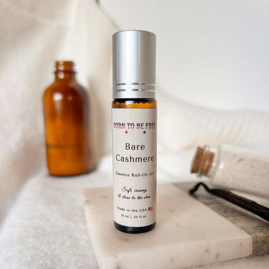 Natural perfume roll-on oil avocado base Bare Cashmere Essence Roll-On Oil