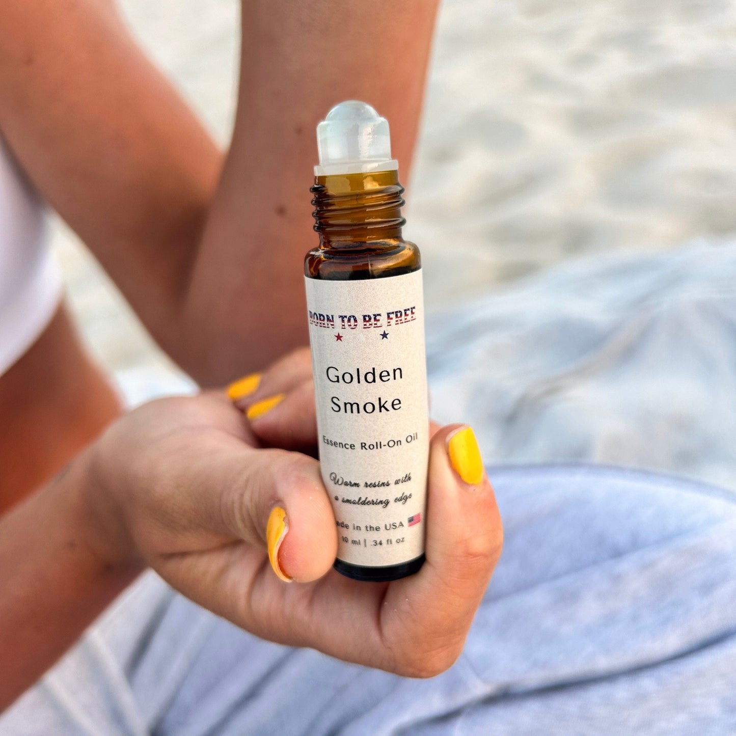 Born To Be Free Golden Smoke natural roll on Golden Smoke Essence Roll-On Oil