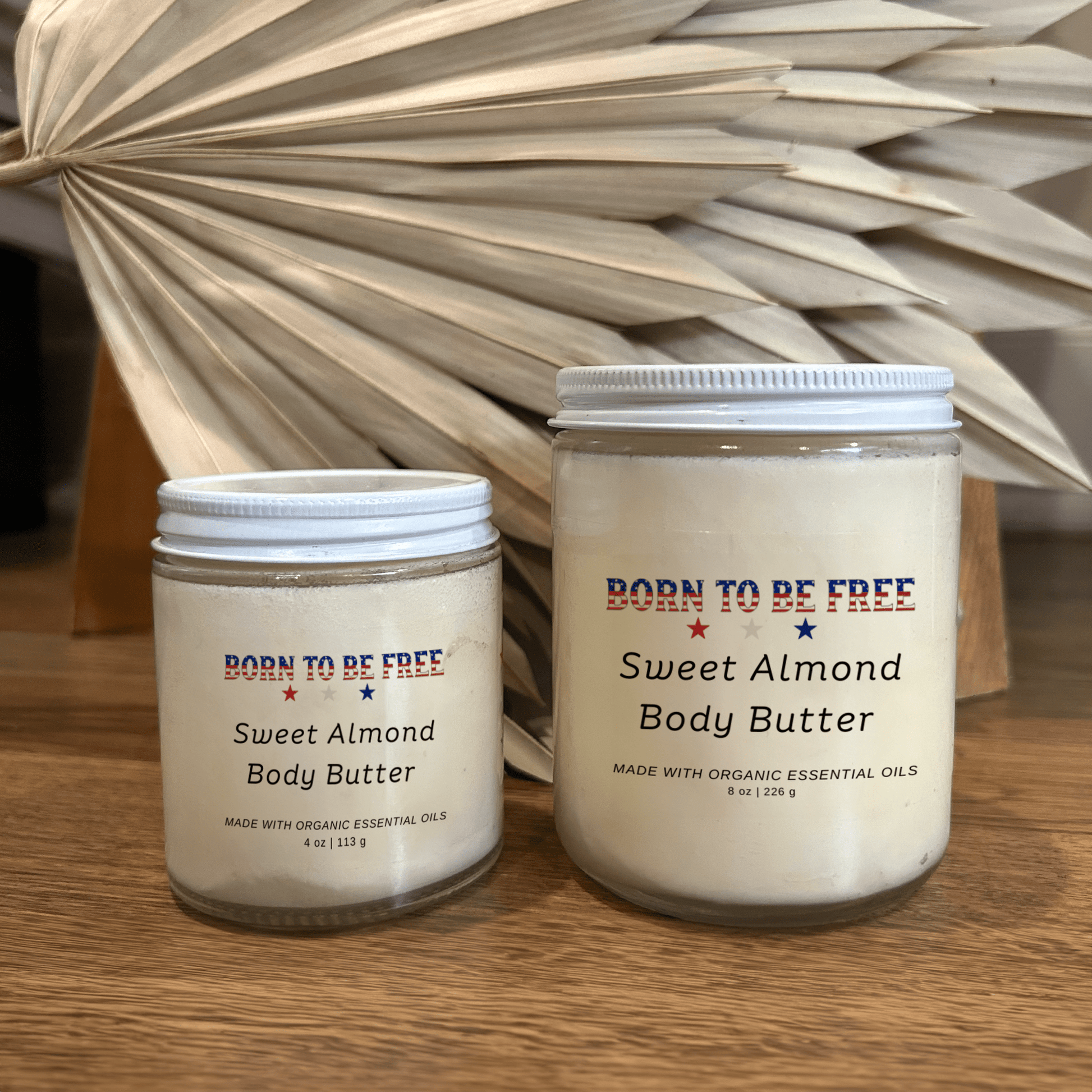 organic skin healing cream made from beef tallow Sweet Almond Body Butter