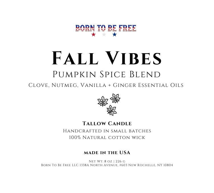 chemical free handcrafted pumpkin spice candle with natural ingredients