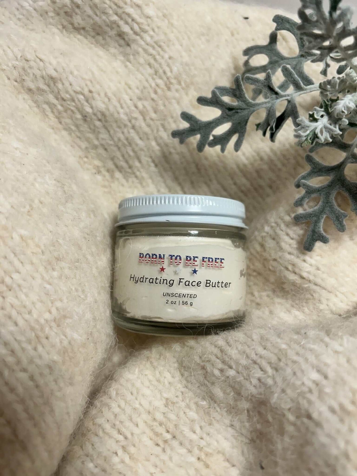 organic unscented face moisturizer made with tallow Hydrating Face Butter without Essential Oils