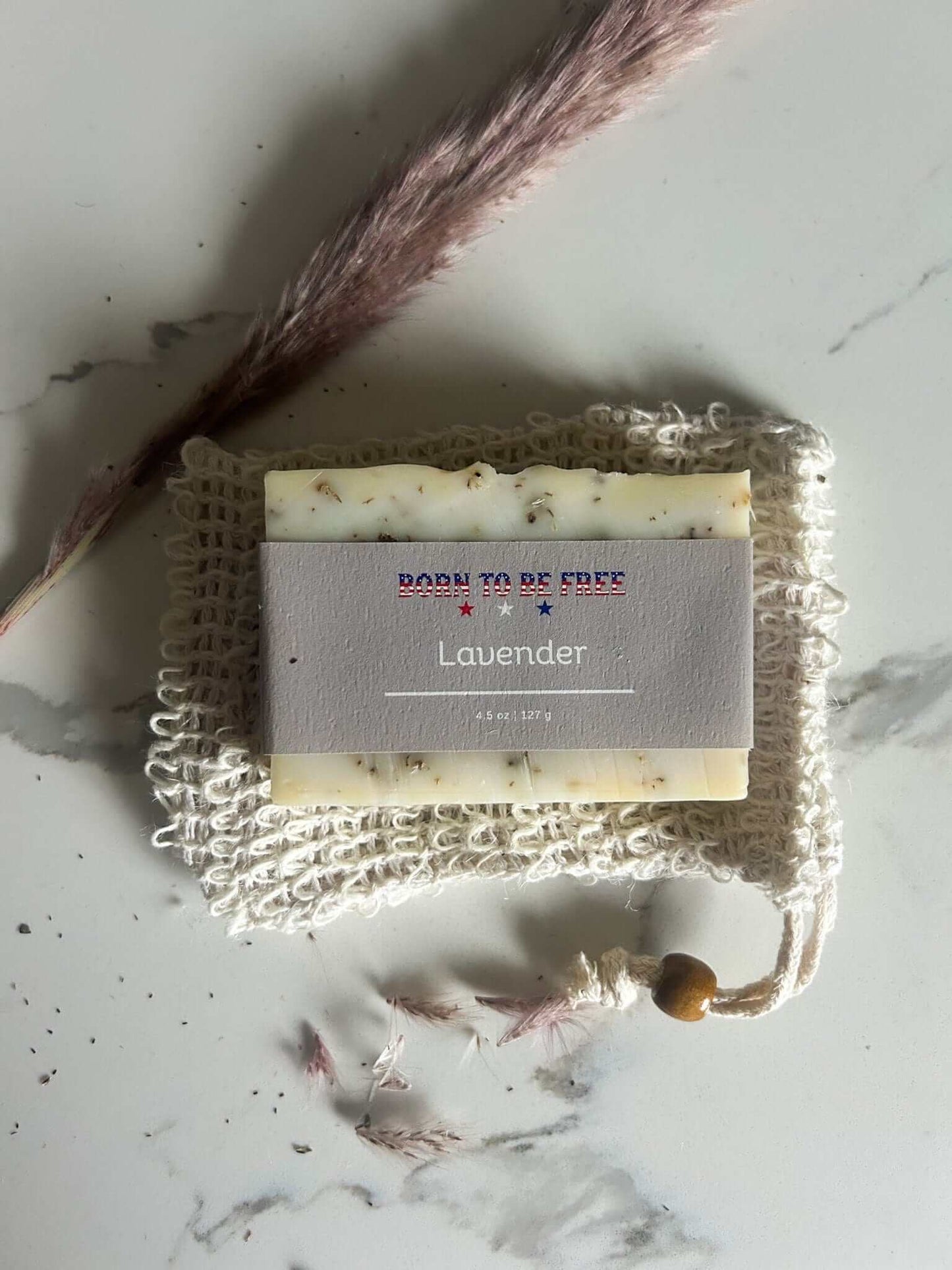 hydrating Lavender Tallow Soap Bar cleanser for body and face