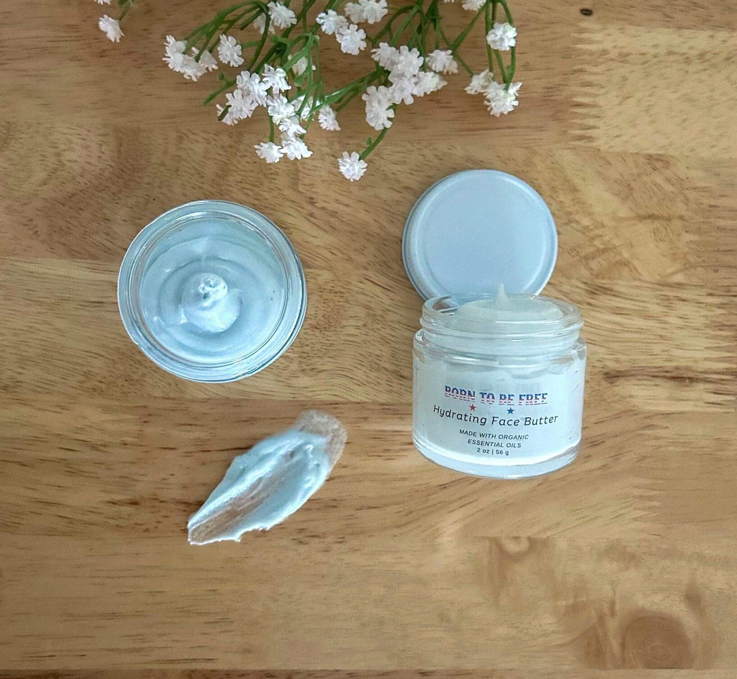 Hydrating Face Butter with Essential Oils by Born To Be Free