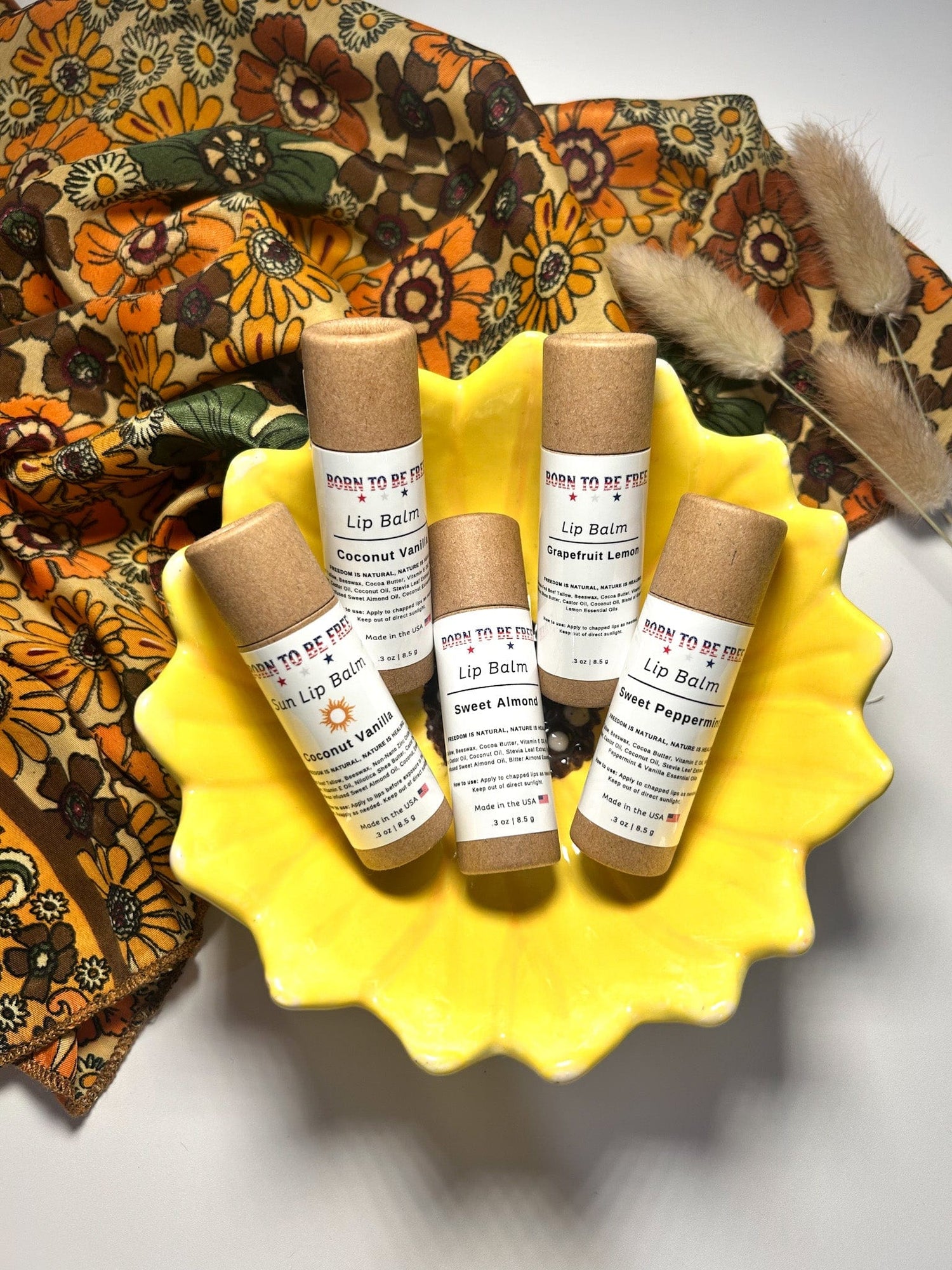 nourishing lip balm gift set for dry and sensitive lips