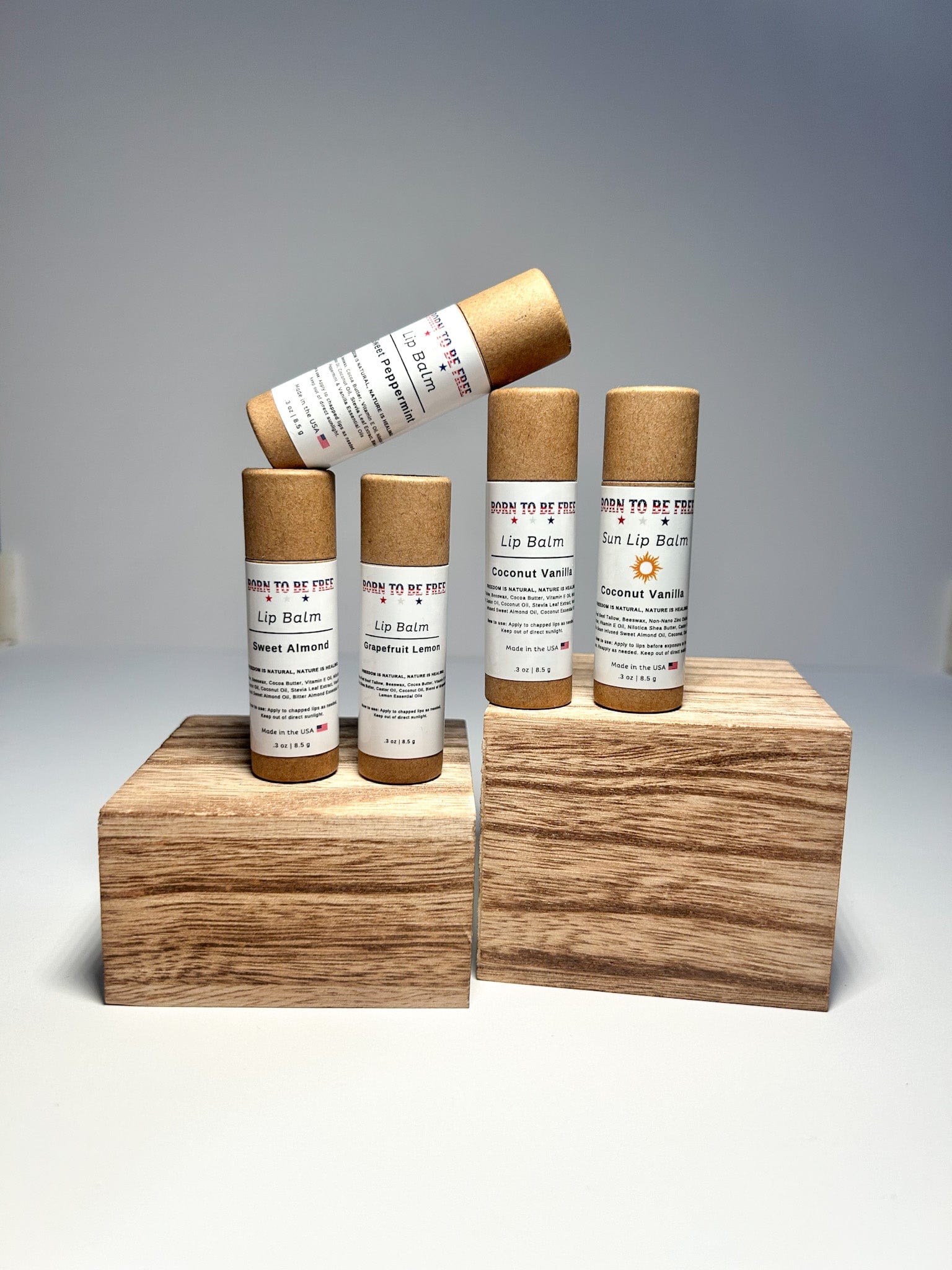 Born To Be Free lip balm collection for smooth soft lips The Balm Bundle