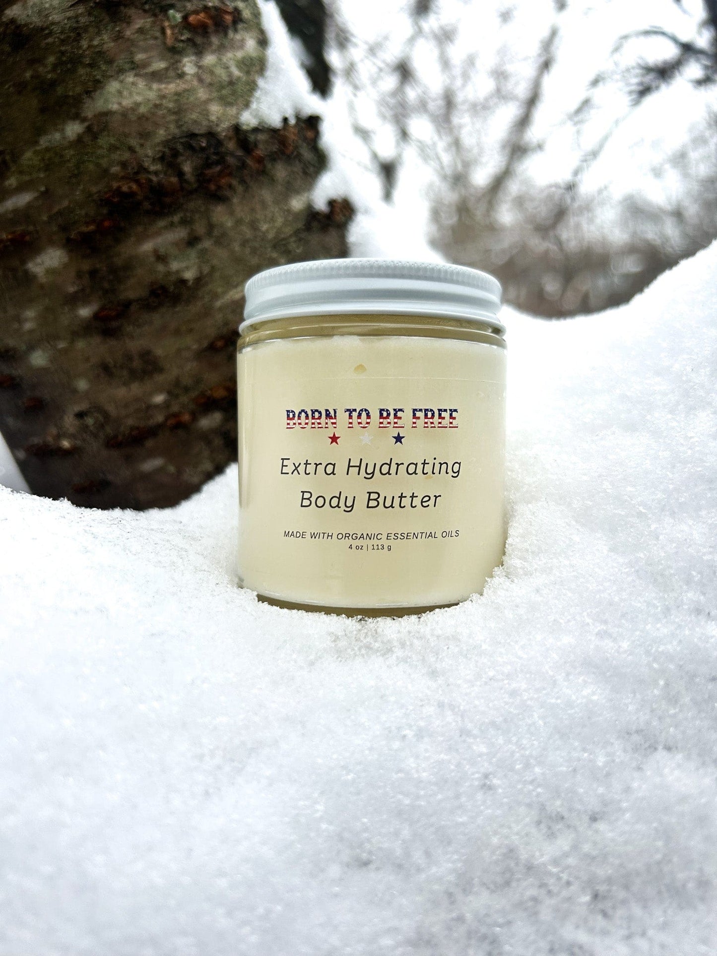 clean non toxic body butter for deep hydration By Born To Be Free