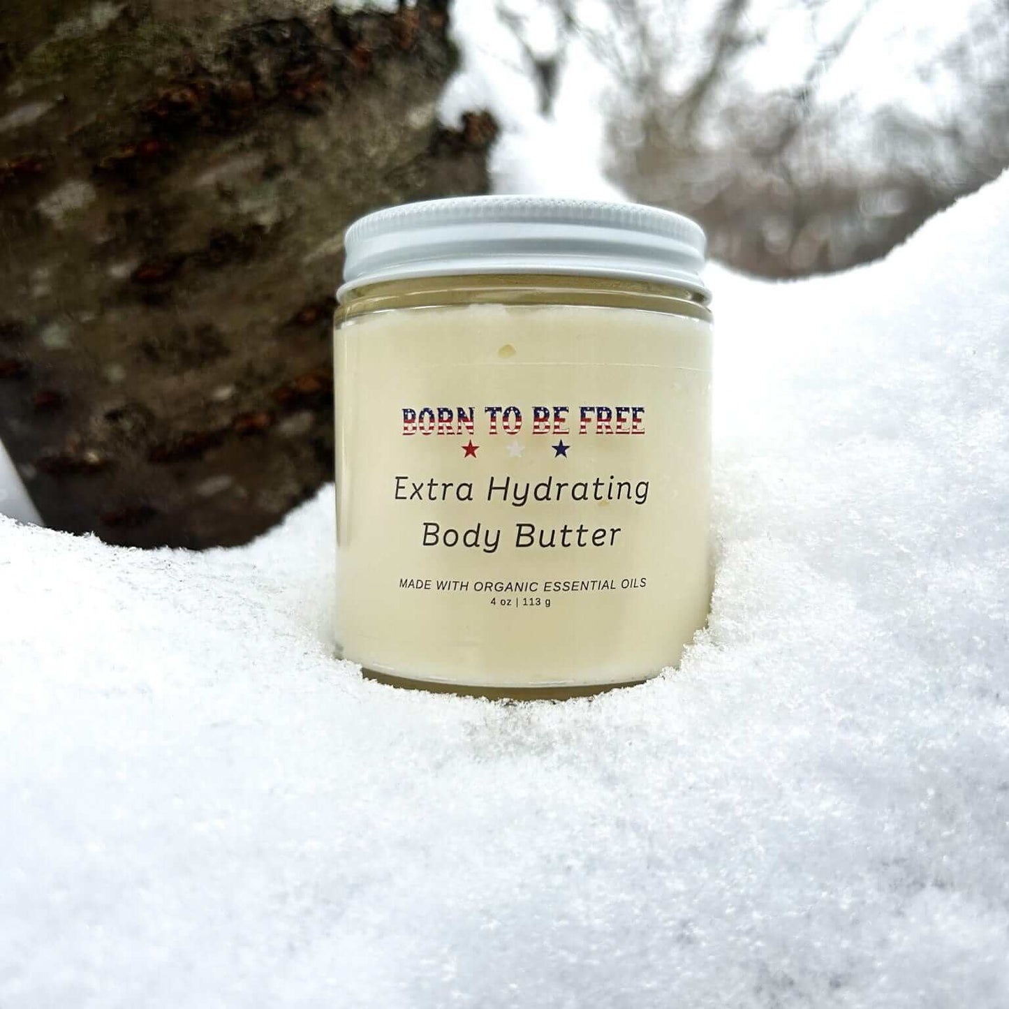 clean non toxic body butter for deep hydration By Born To Be Free Extra Hydrating Body Butter