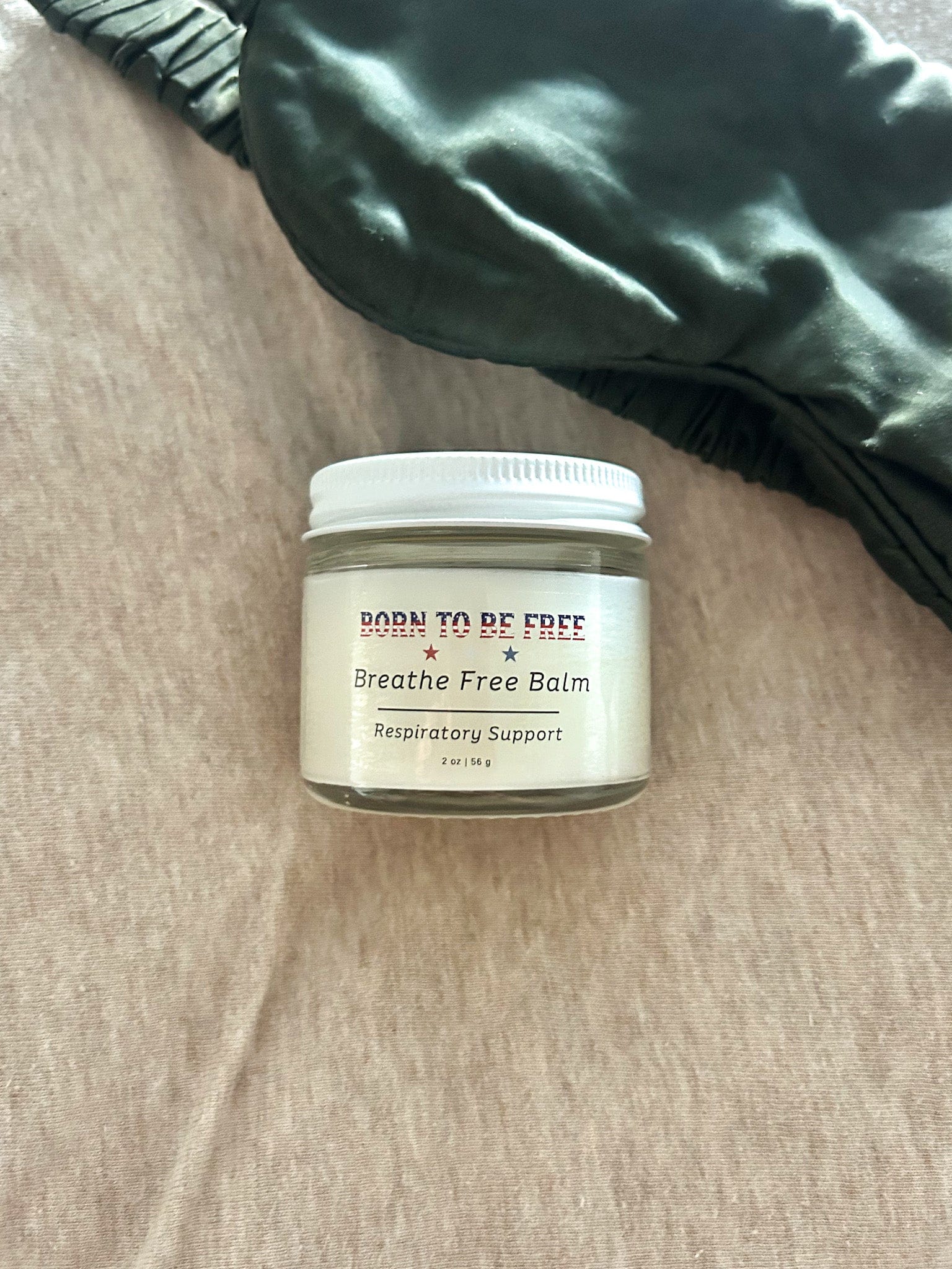 Tallow-based balm respiratory relief chemical-free Born To Be Free