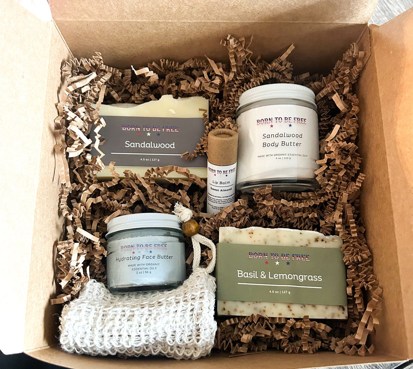 eco conscious skincare gift set made in USA