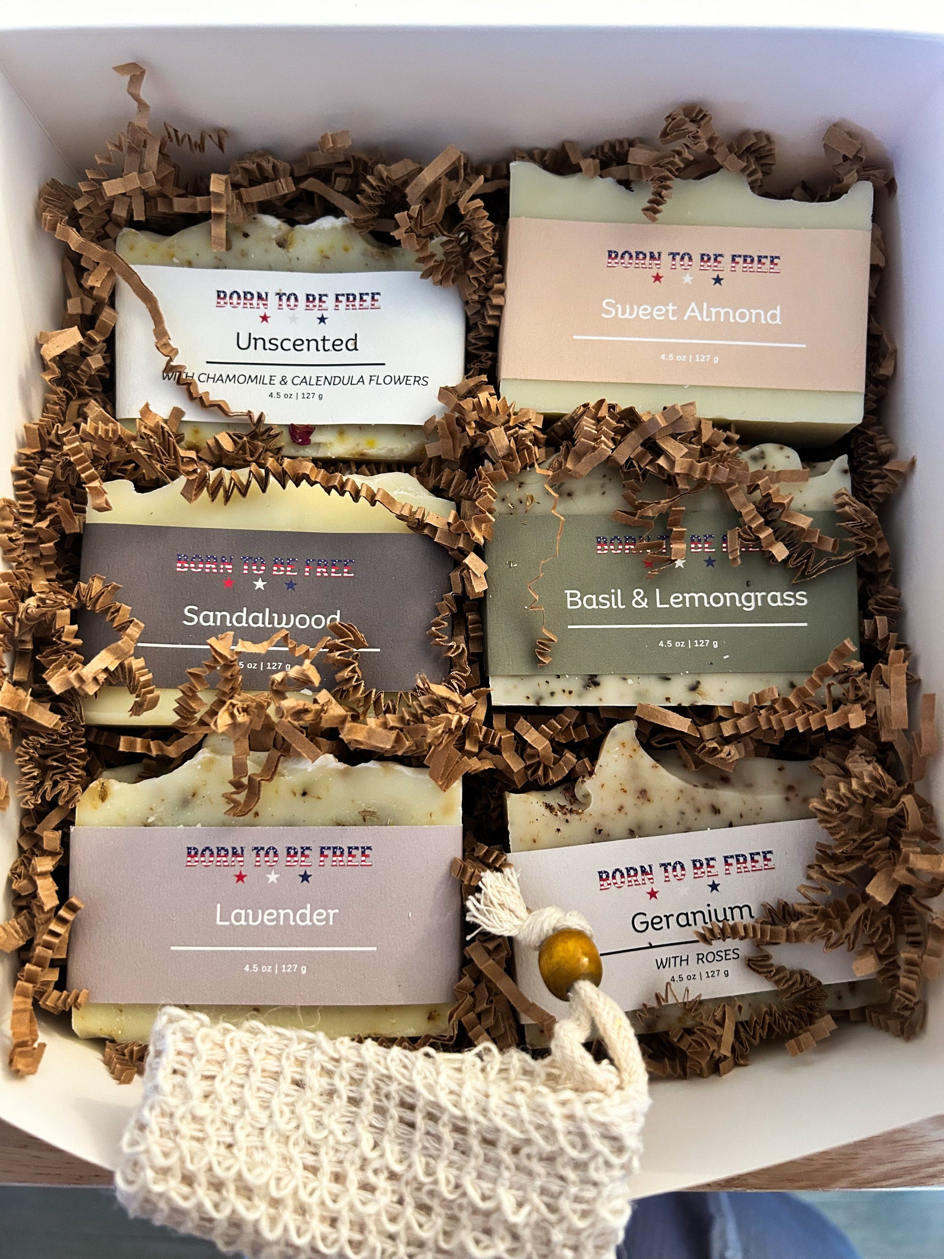 chemical free body and face care soap bundle Born To Be Clean Tallow Soap Bundle