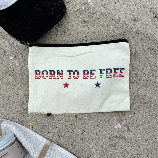Natural skincare travel kit pouch tallow-based by Born To Be Free
