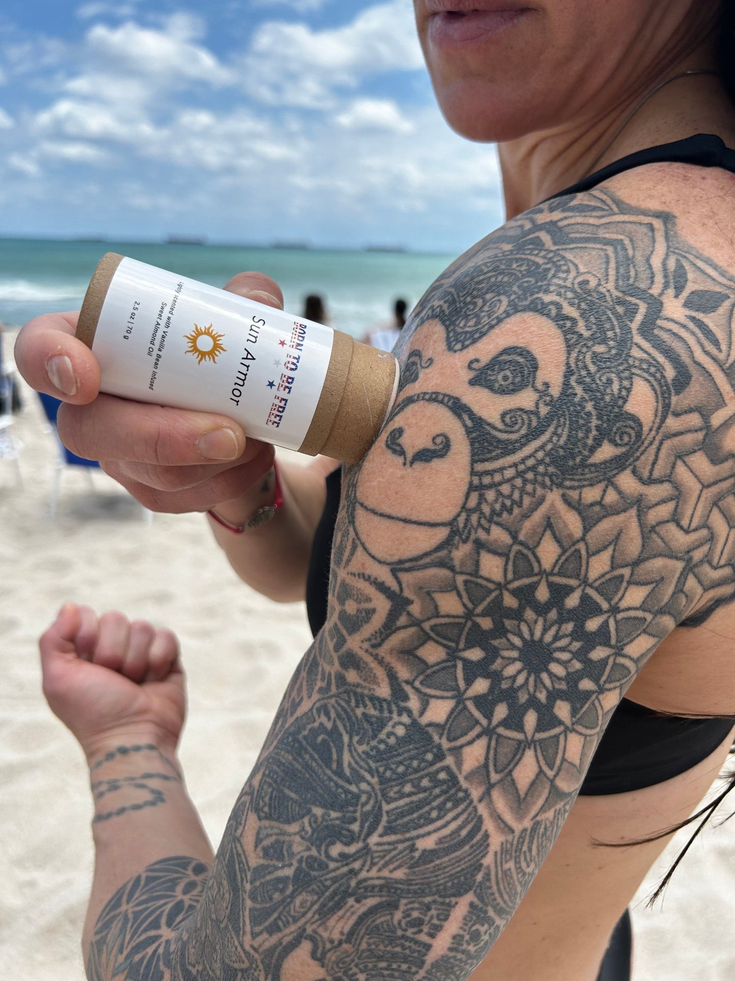 Born To Be Free mineral sunscreen stick safe for the whole family Sun Armor Stick