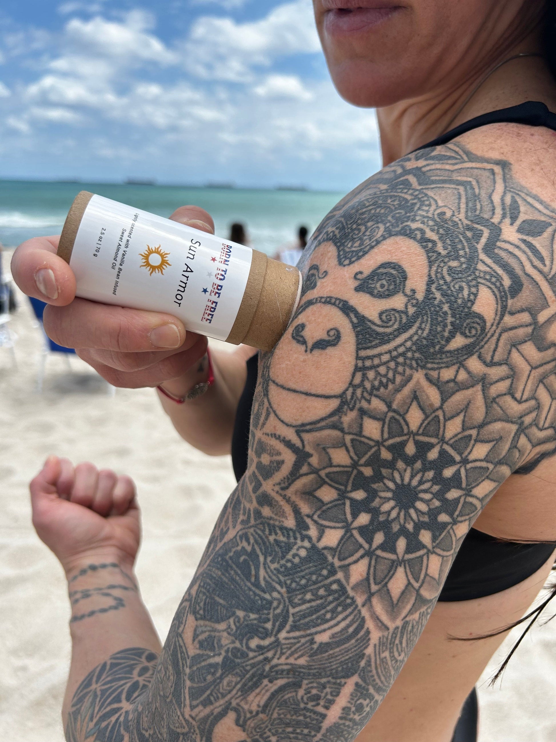 Born To Be Free mineral sunscreen stick safe for the whole family Sun Armor Stick