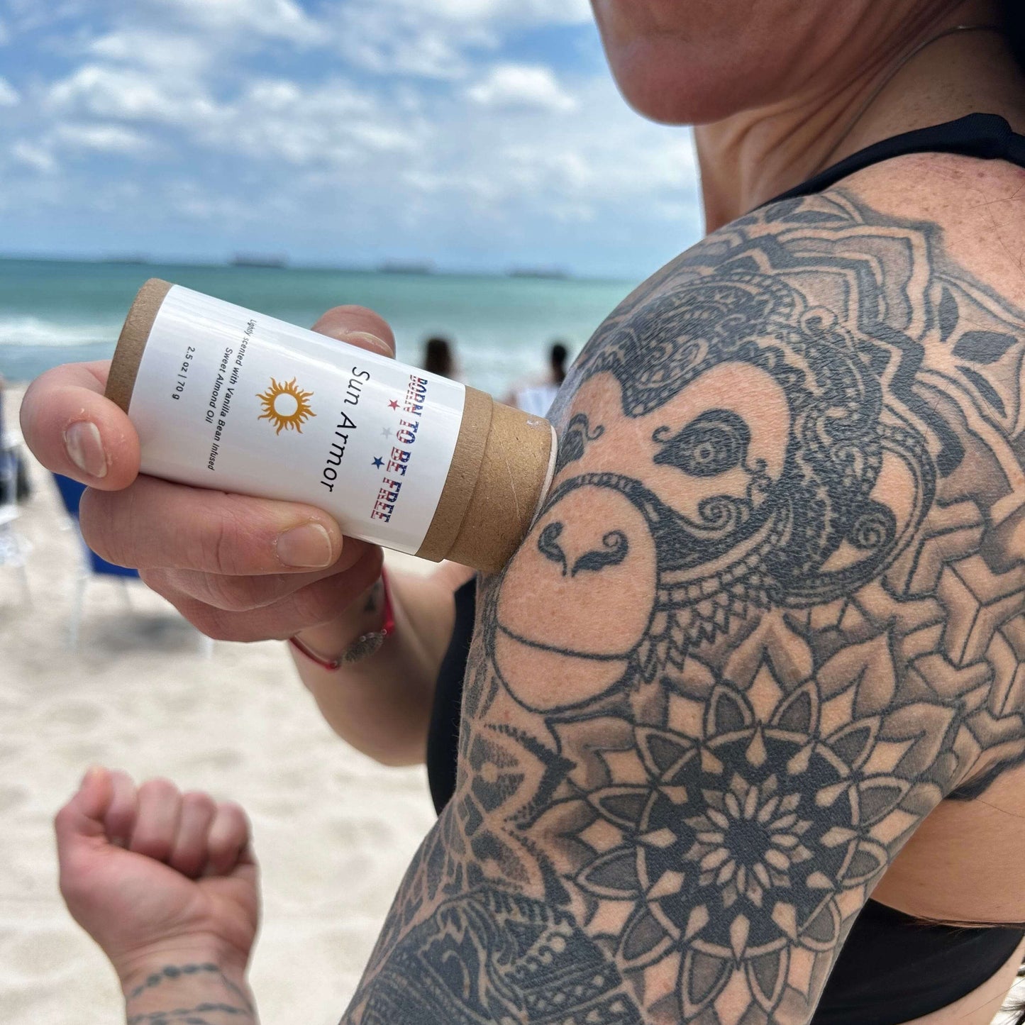 Born To Be Free mineral sunscreen stick safe for the whole family Sun Armor Stick