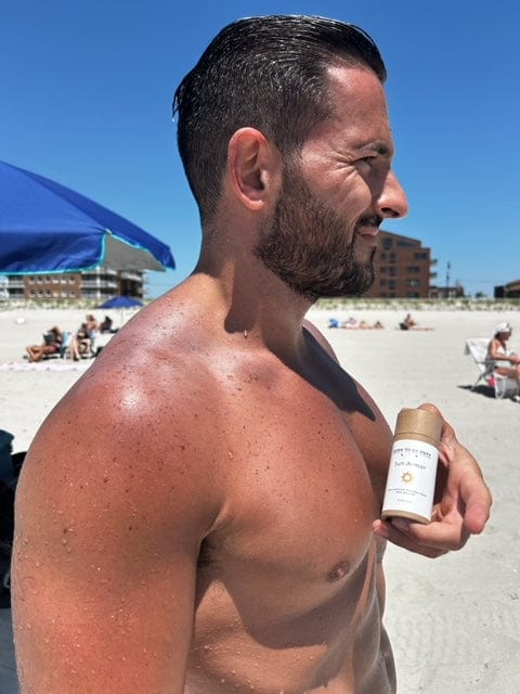 reef safe Sun Armor Stick with beeswax and coconut oil