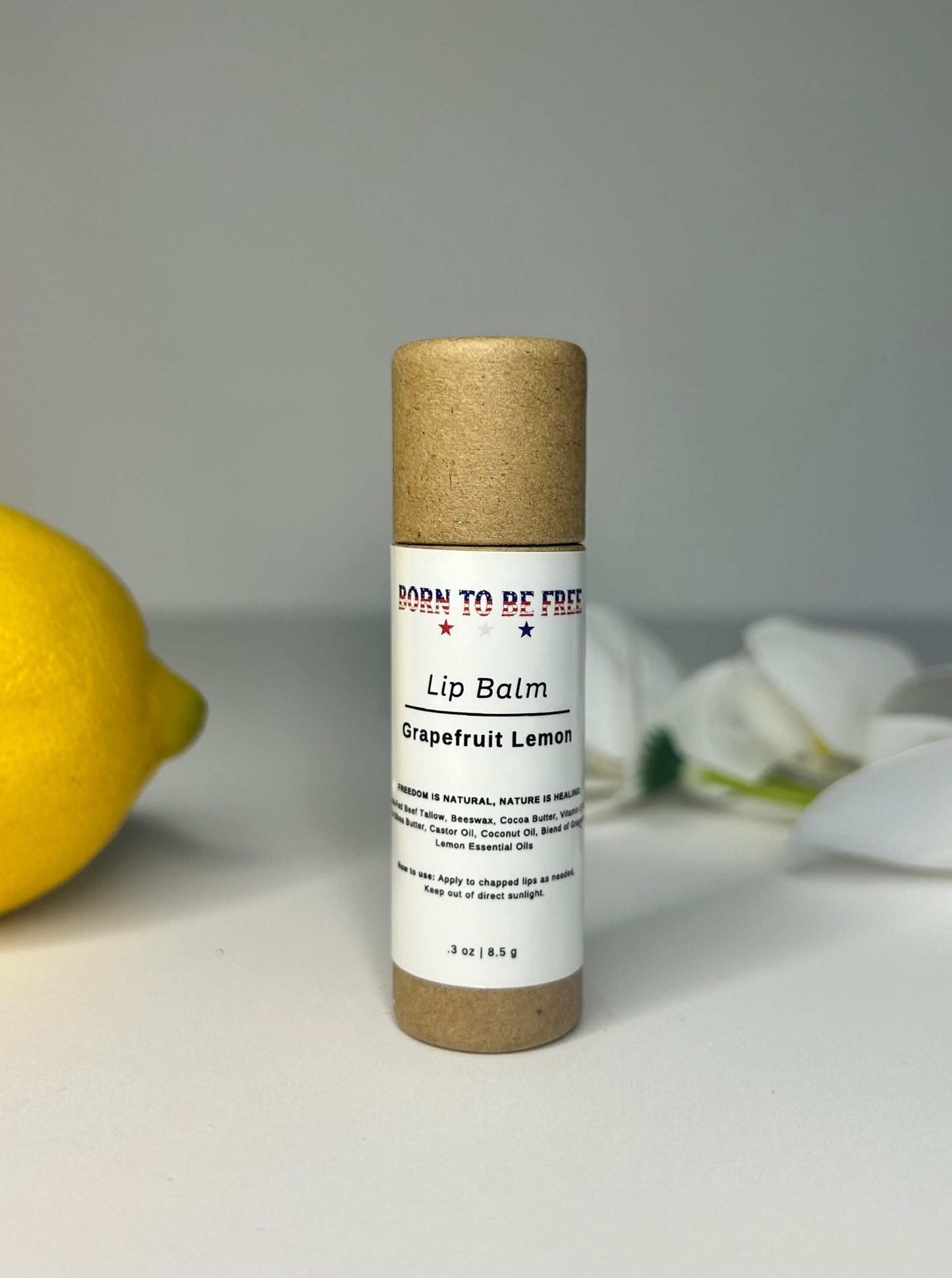 organic lip balm for healthy, glossy lips