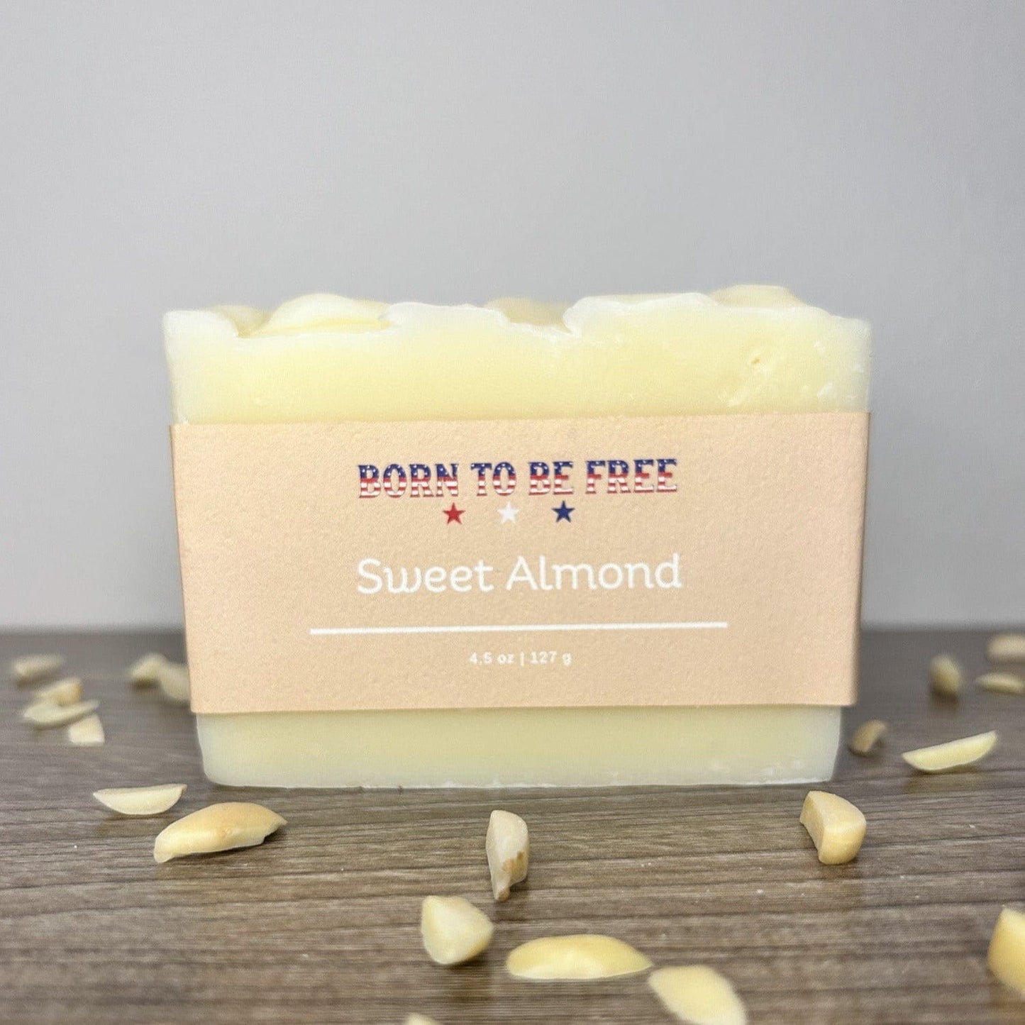 natural sweet almond tallow soap bar for dry skin