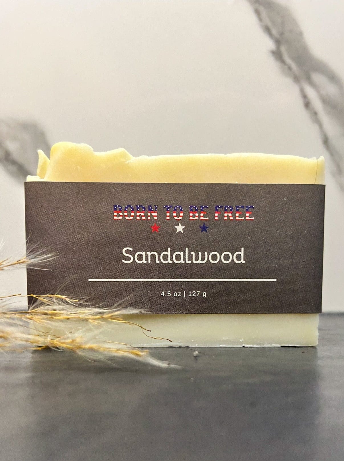natural sandalwood tallow soap bar for men and women