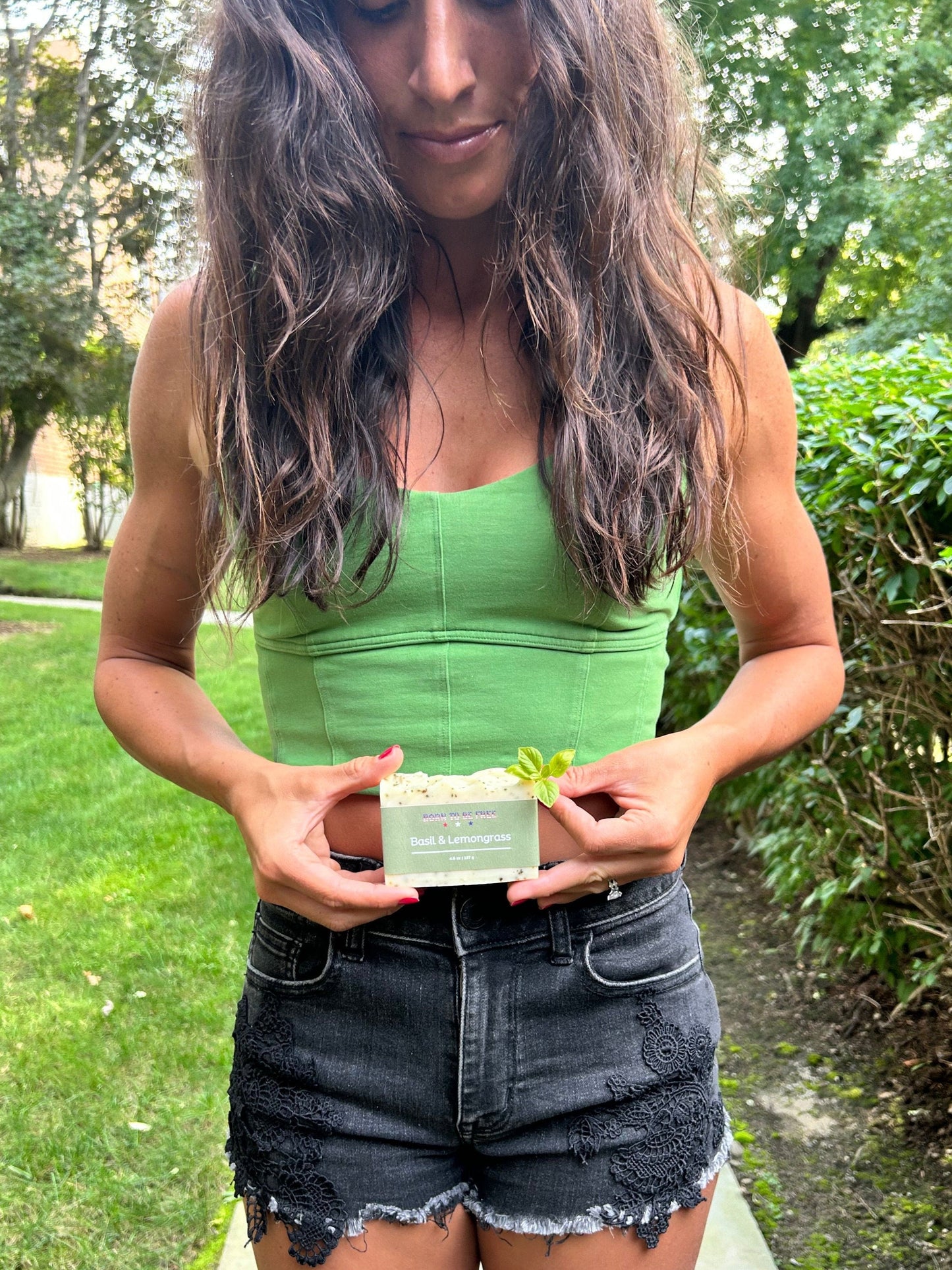 Chemical-free soap bar for dry or eczema skin