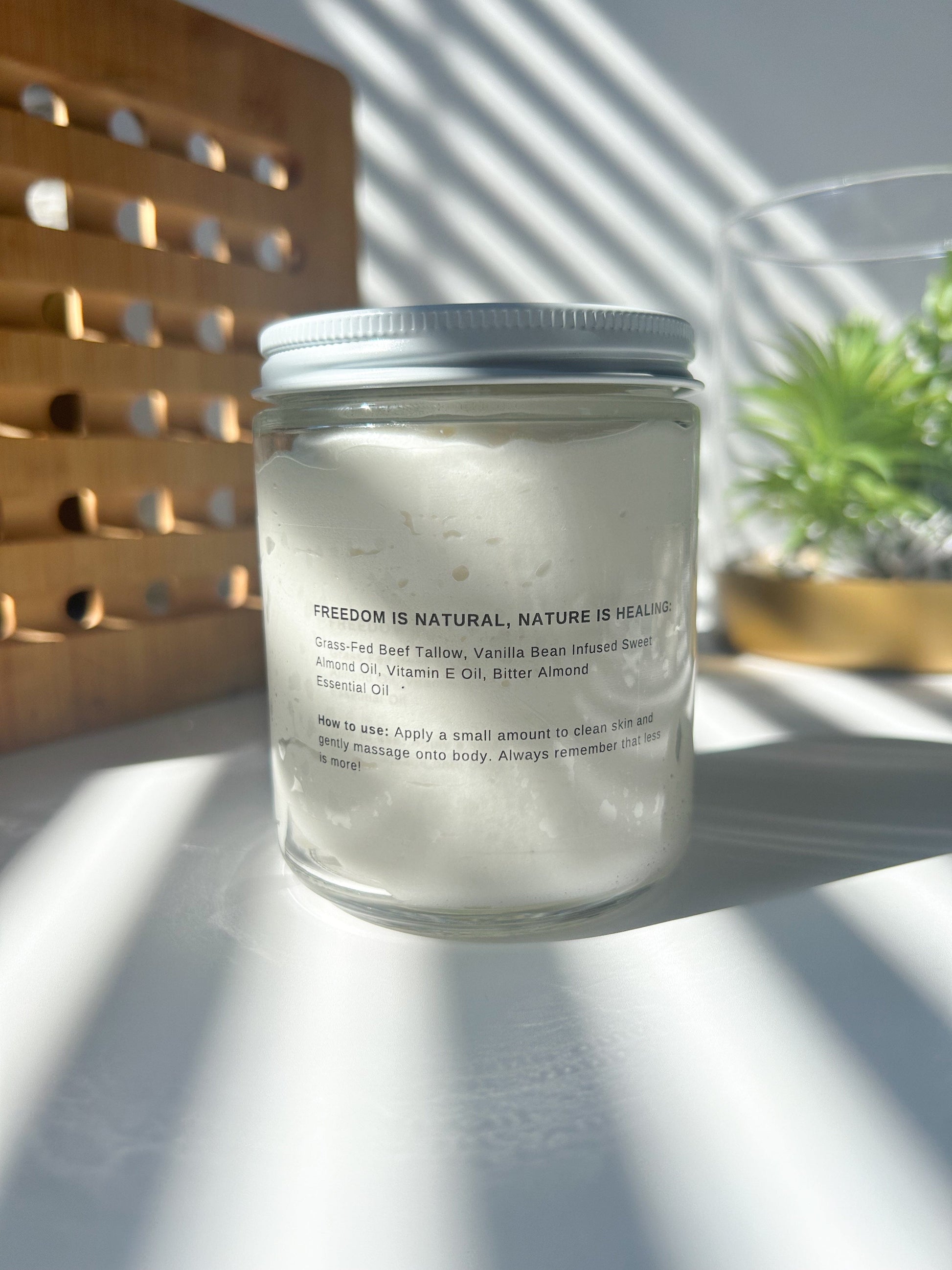 hydrating tallow lotion with almond oil and vitamin e Sweet Almond Body Butter
