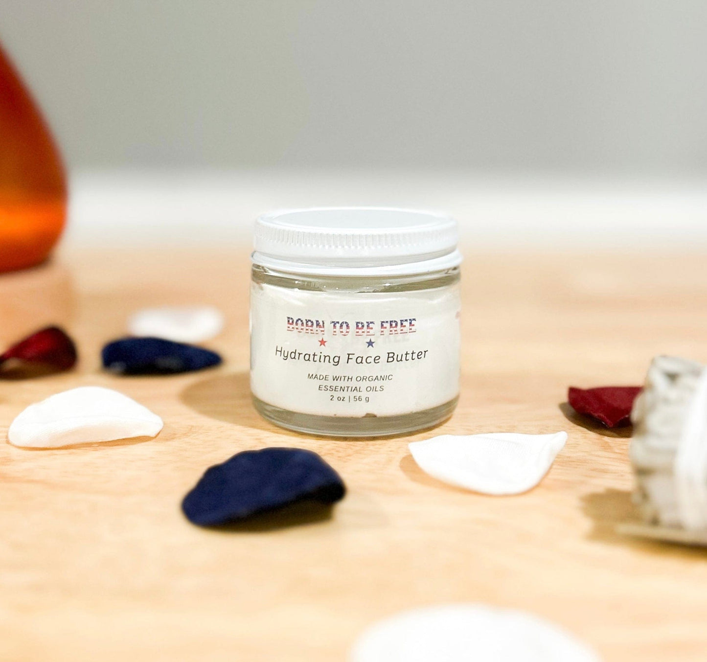 Natural face butter with beef tallow and essential oils Born To Be Free