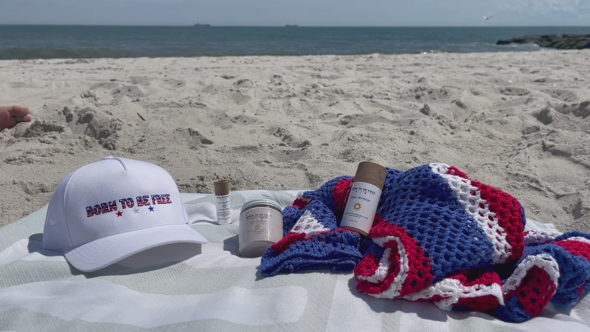 Born To Be Free Sun Armor bundle reef safe sun care