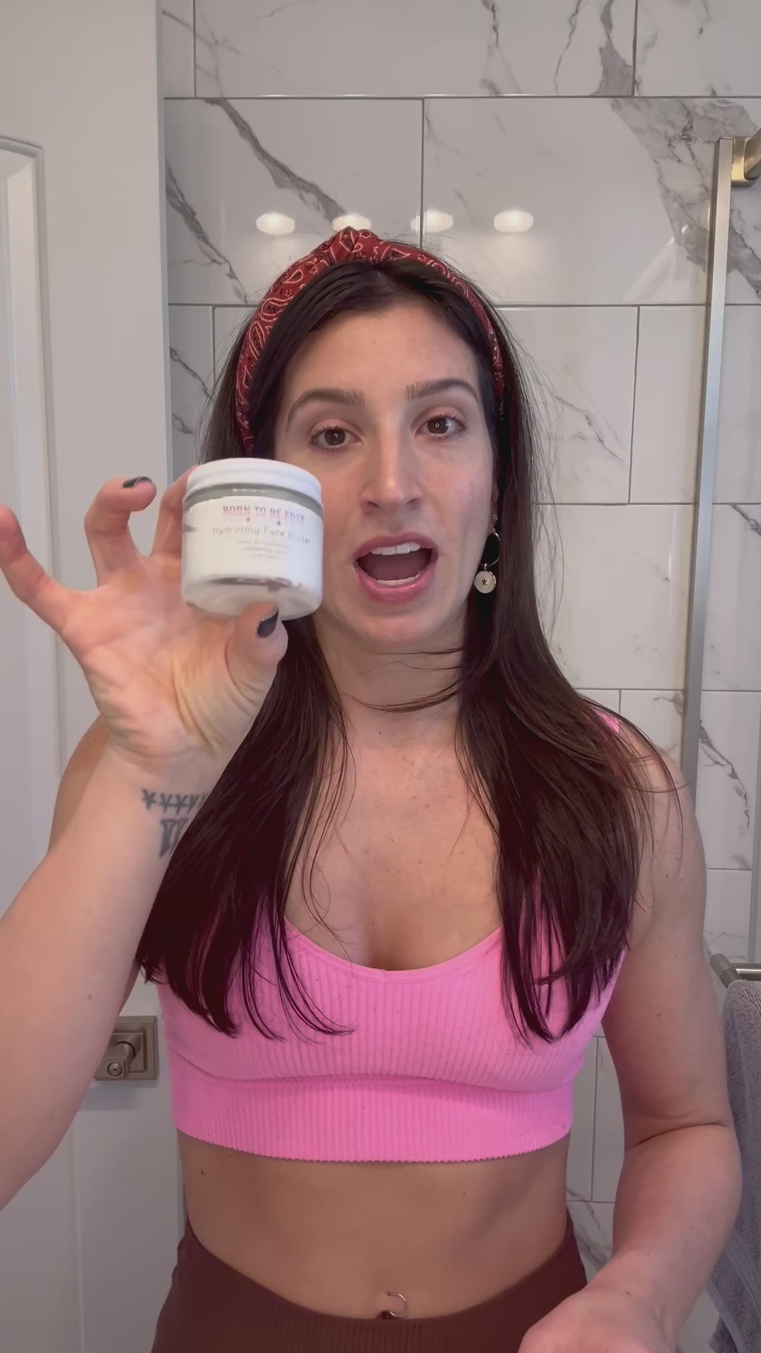 Premium natural face butter made in USA by Born To Be Free