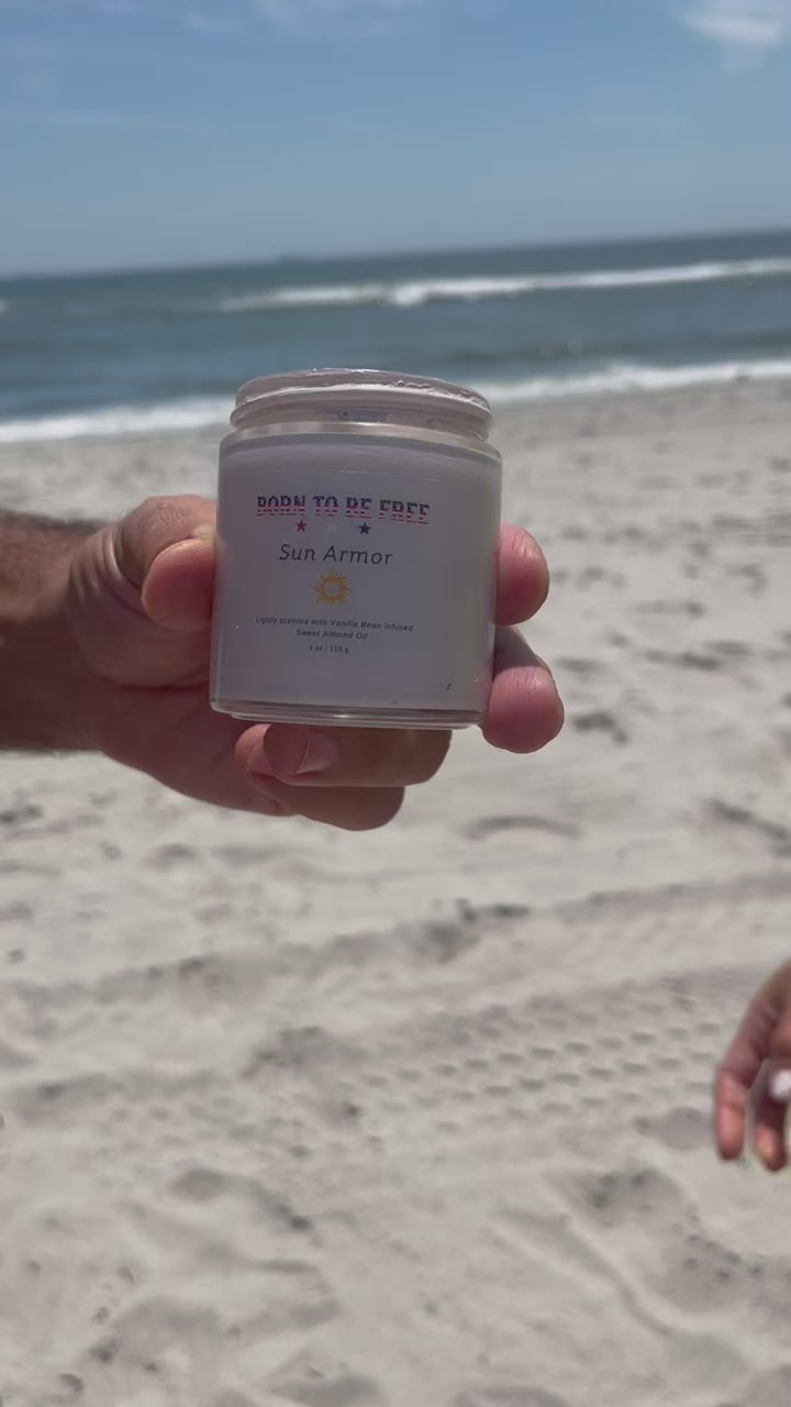 All-natural sun protection with tallow and zinc oxide