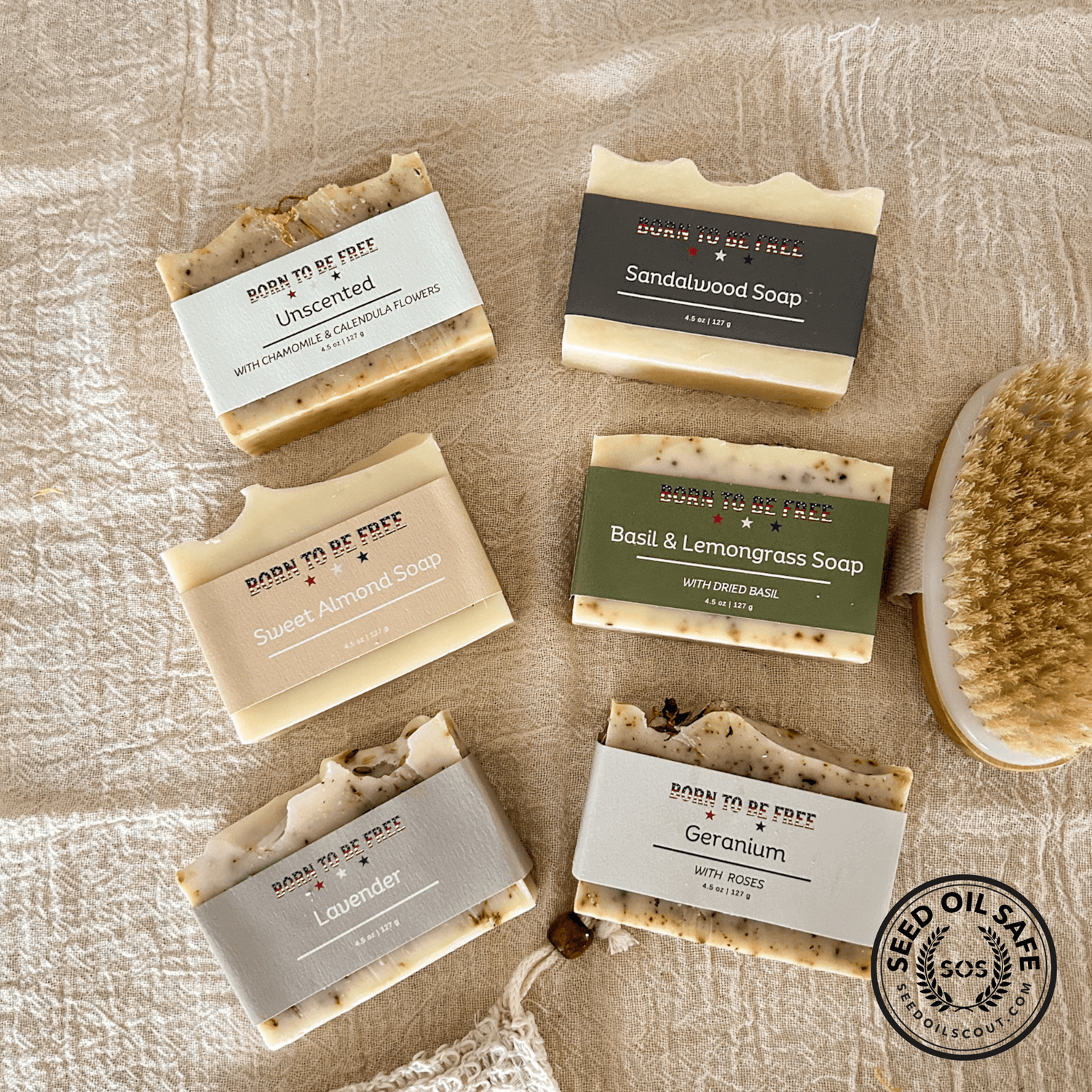 healthy skin bundle for detoxifying daily routine Born To Be Clean Tallow Soap Bundle