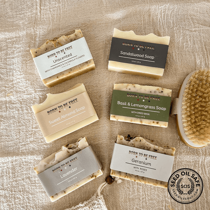 healthy skin bundle for detoxifying daily routine Born To Be Clean Tallow Soap Bundle