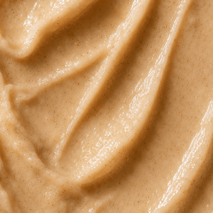 Cinnamon Spice Tallow Lip Butter showing a creamy, rich texture perfect for nourishing dry lips.