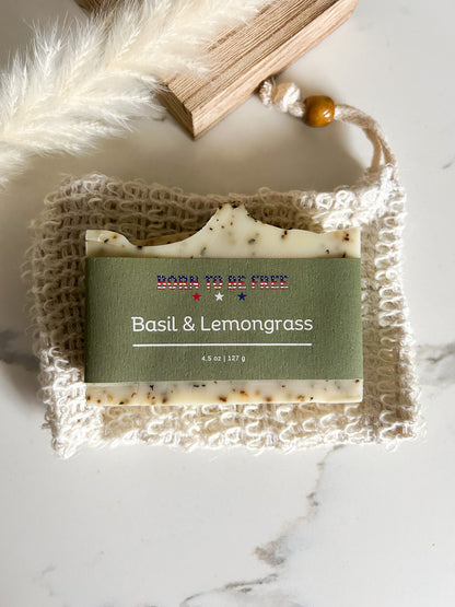 Basil & Lemongrass Soap Bar