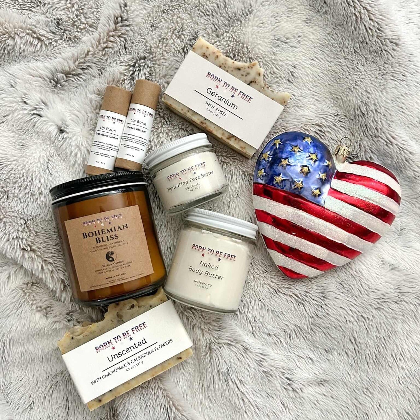 Valentines Day Plain Jane Box-Large featuring clean skincare essentials and a decorative heart.