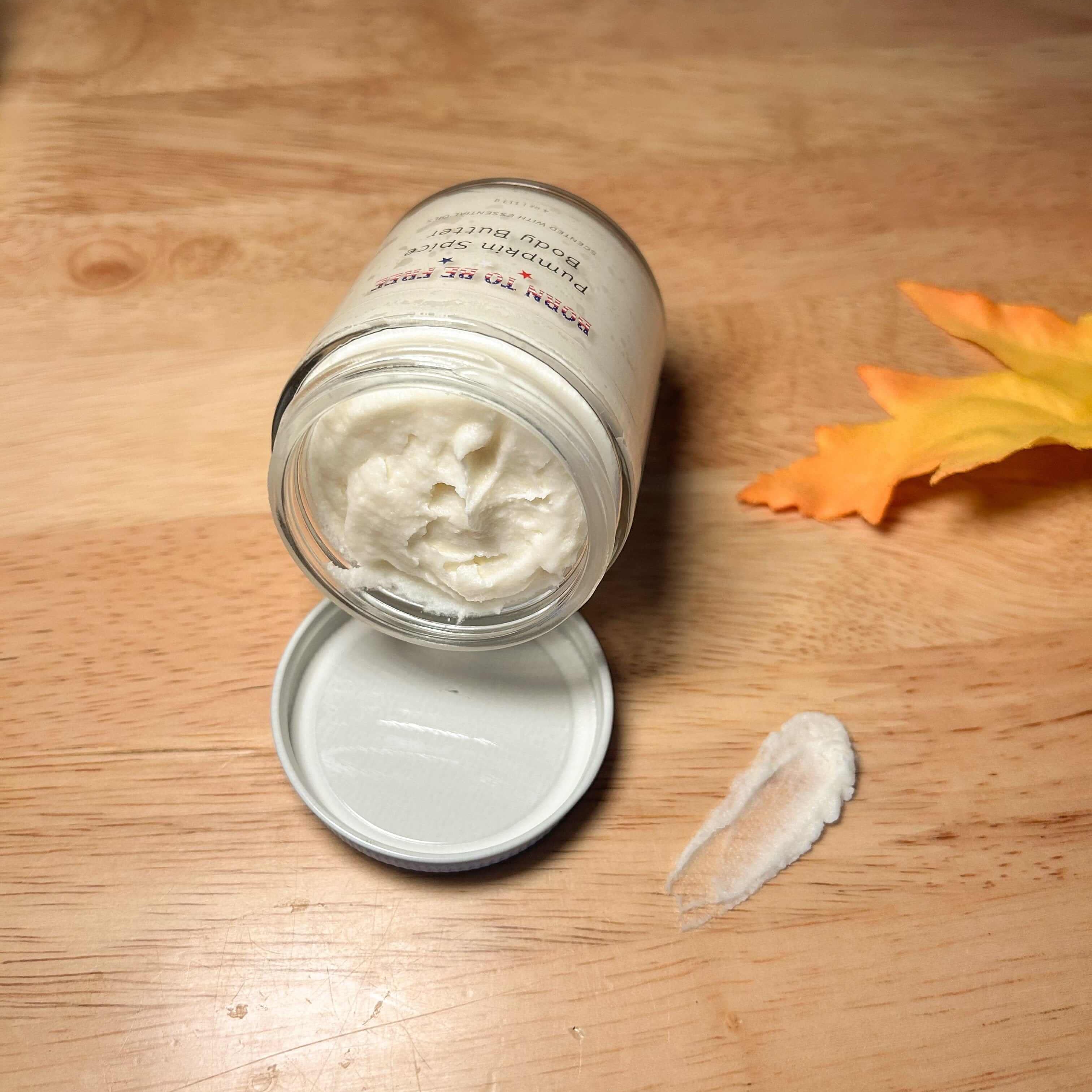 nourishing pumpkin spice body lotion made from pure tallow