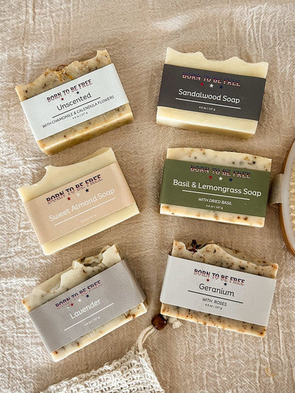 healthy skin bundle for detoxifying daily routine Born To Be Clean Tallow Soap Bundle