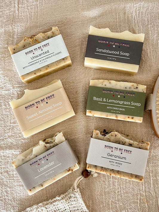 healthy skin bundle for detoxifying daily routine Born To Be Clean Tallow Soap Bundle