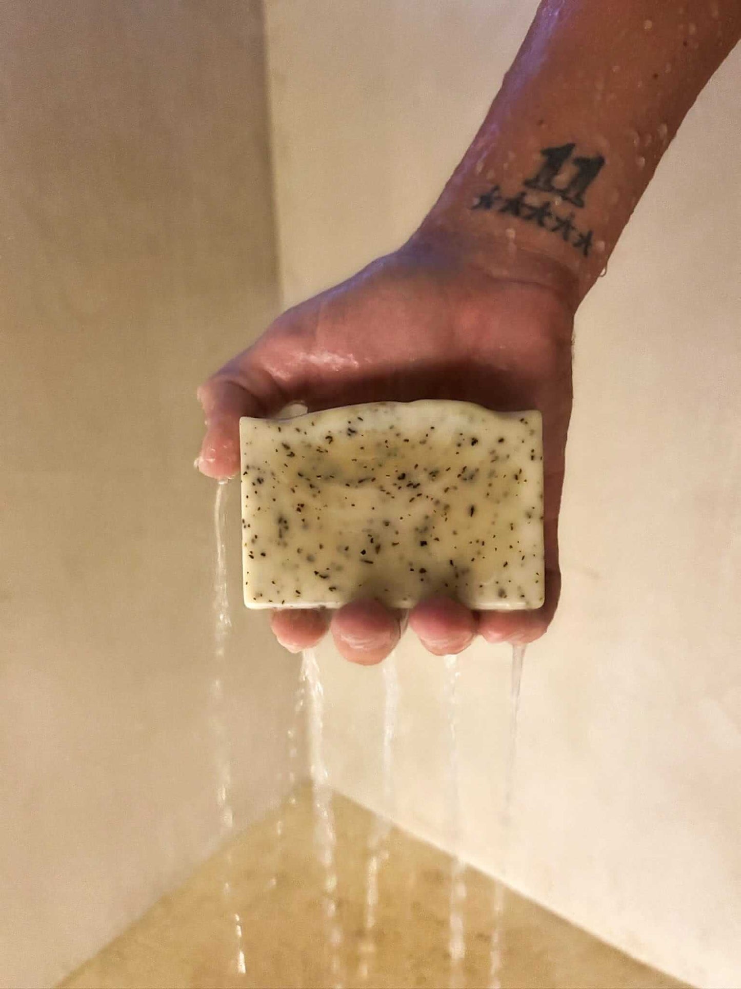 toxin free Geranium & Rose Tallow Soap Bar