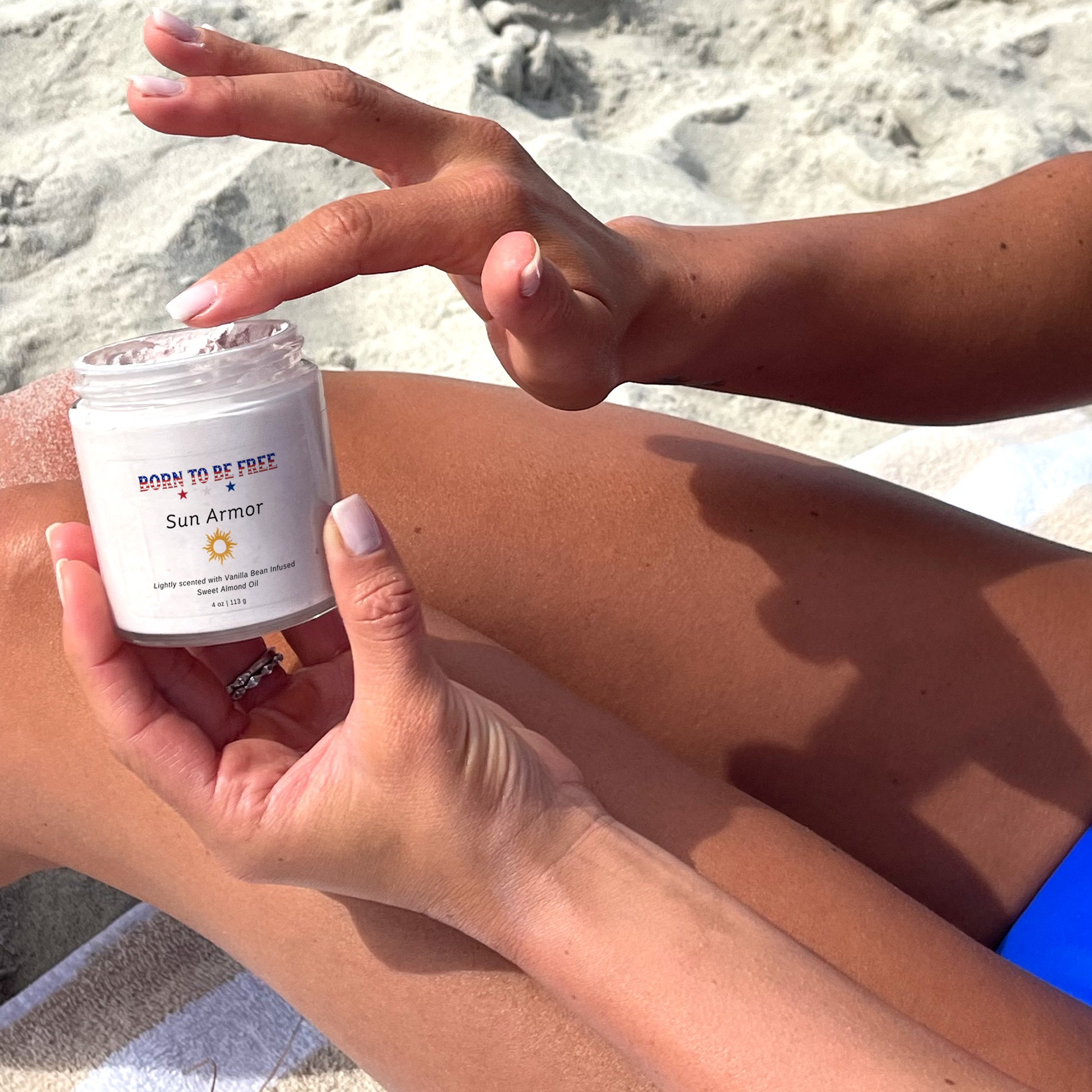 Non-Toxic Sunscreen made with tallow and non nano zinc oxide. Safe for the whole family!