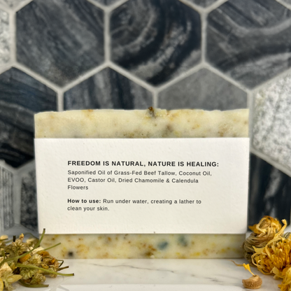 Unscented Chamomile & Calendula Soap Bar