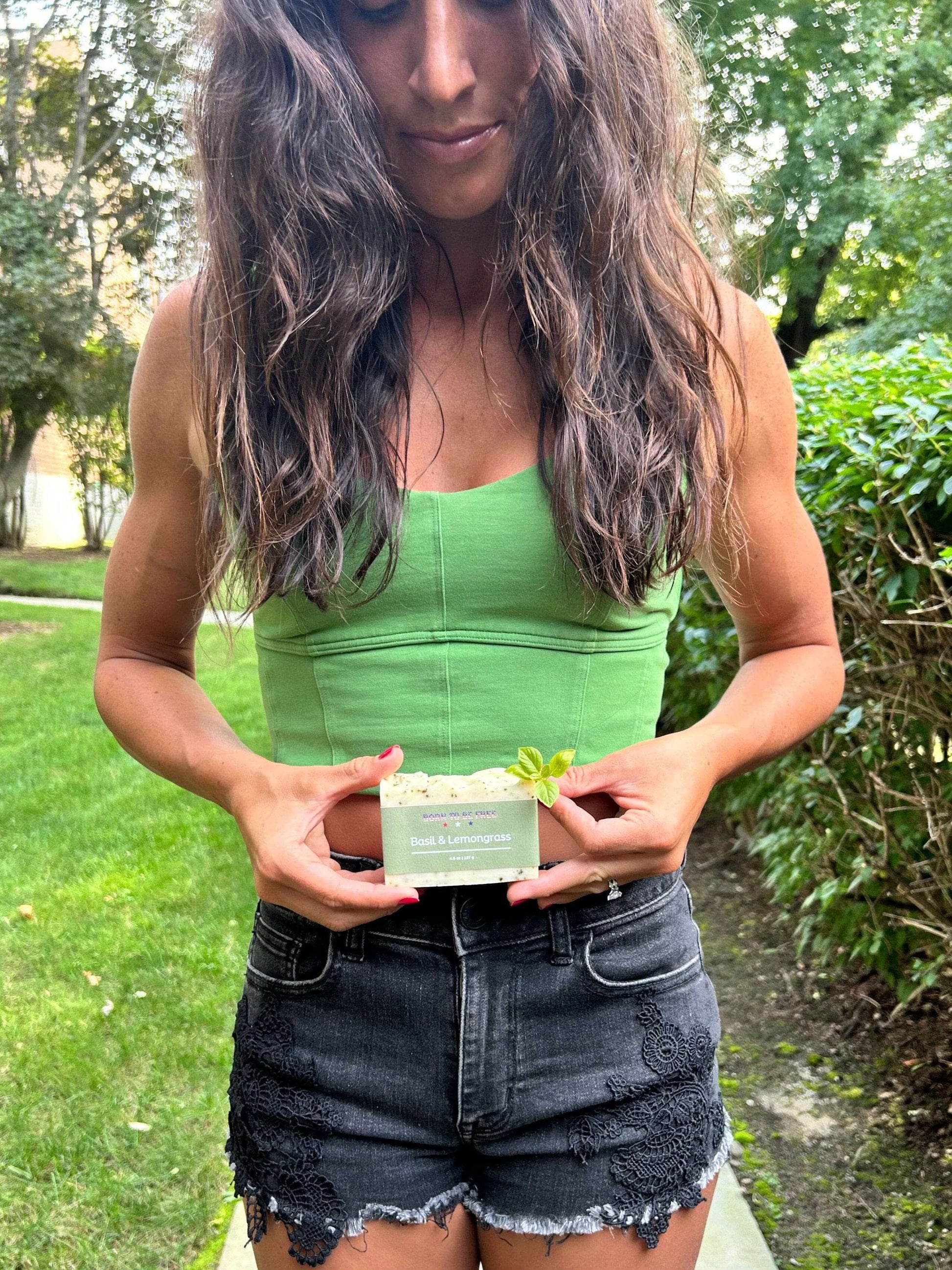 Chemical-free soap bar for dry or eczema skin