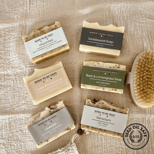 healthy skin bundle for detoxifying daily routine Born To Be Clean Tallow Soap Bundle