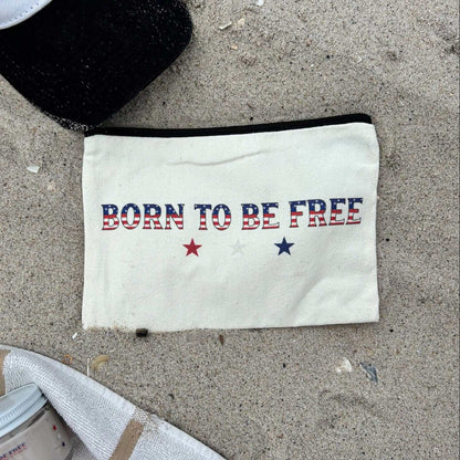 Natural skincare travel kit pouch tallow-based by Born To Be Free