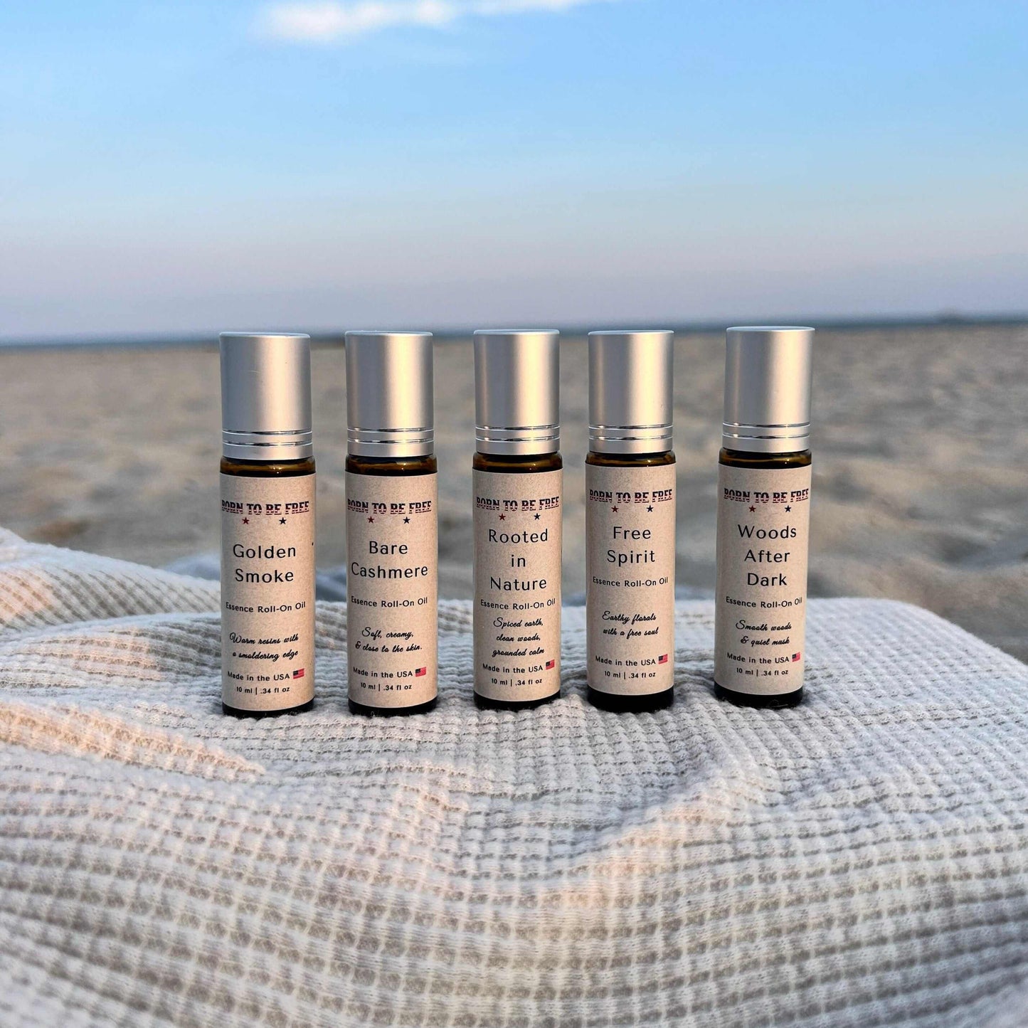 clean unisex perfume set made with essential oils discounted Essence Roll-On Collection