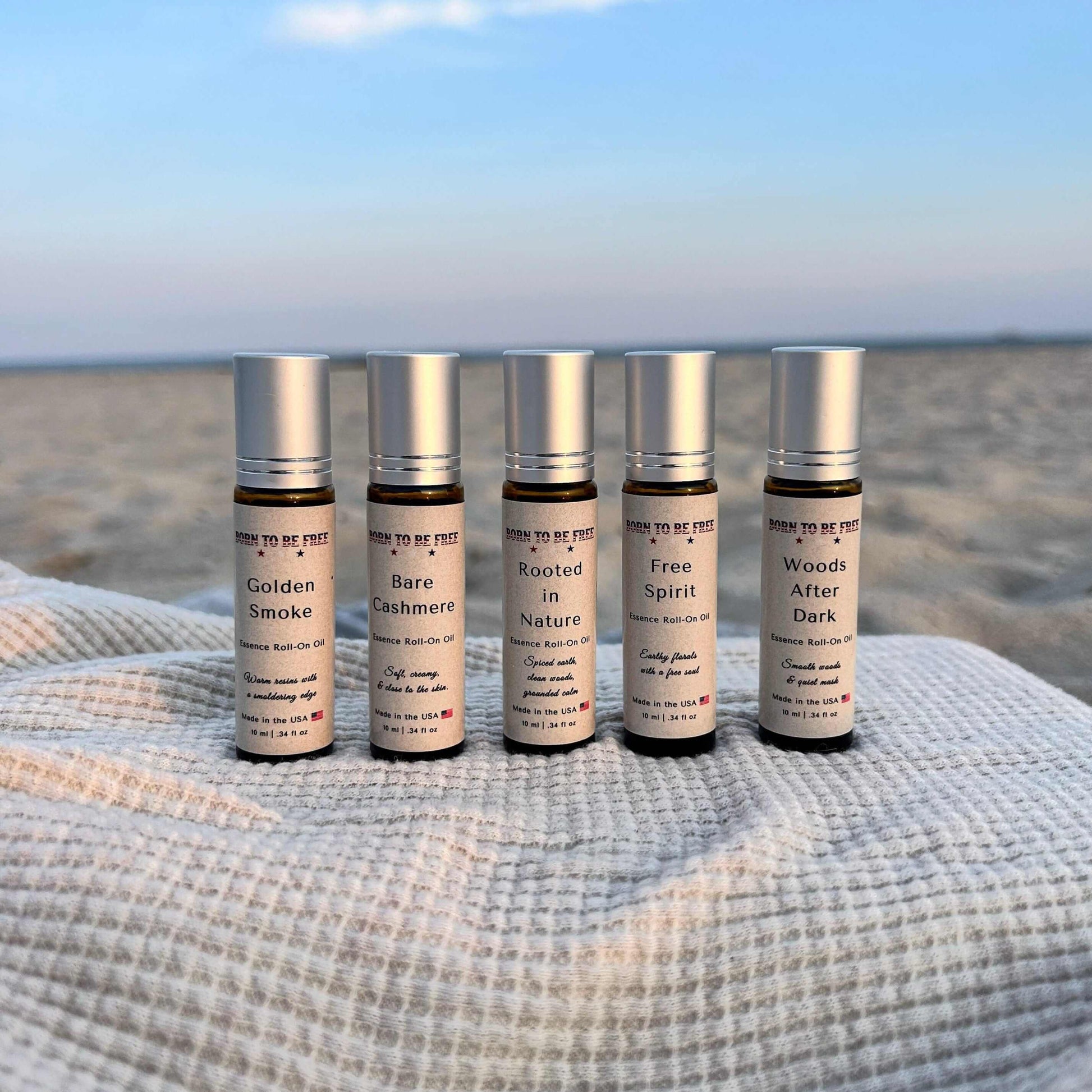 clean unisex perfume set made with essential oils discounted Essence Roll-On Collection