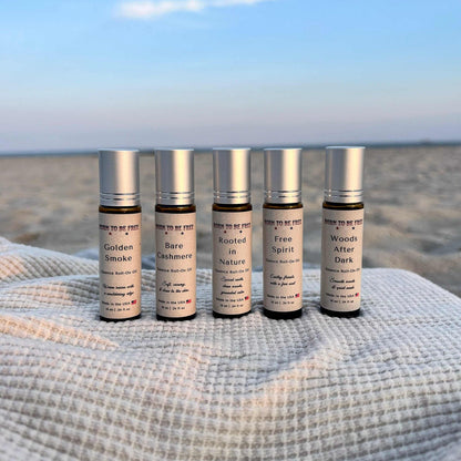 clean unisex perfume set made with essential oils discounted Essence Roll-On Collection