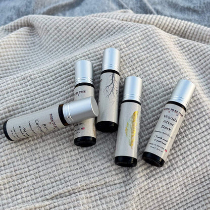 natural fragrance oil collection without synthetic chemicals Essence Roll-On Collection