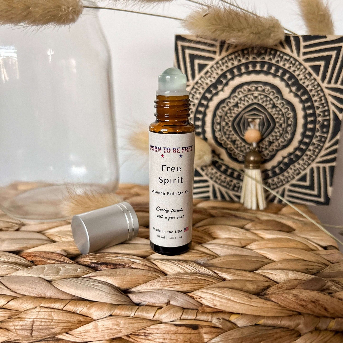 chemical free roll on perfume alternative Free Spirit Essence Roll-On Oil 