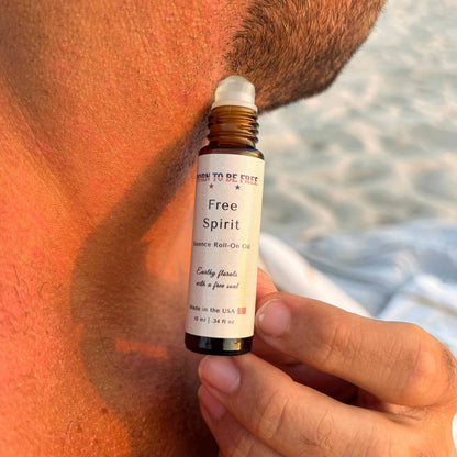 natural unisex perfume made with essential oils Free Spirit Essence Roll-On Oil 