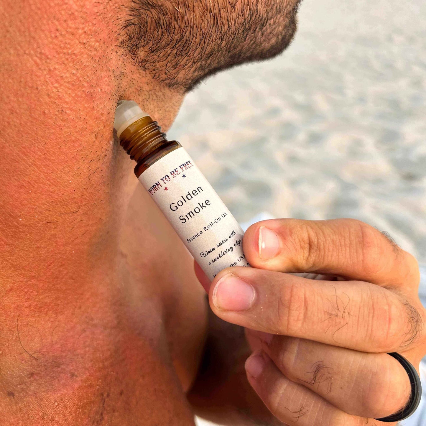 essential oil based perfume with golden undertones Golden Smoke Essence Roll-On Oil